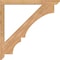 Ekena Millwork Balboa Slat Smooth Bracket, Western Red Cedar, 3 1/2"W x 48"D x 48"H BKT04X48X48BOA06SWR - alternate 4